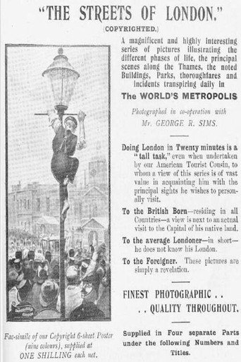 Movie poster for Living London (1904)