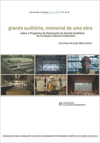 Movie poster for Grande Auditório, memorial de uma obra (2014)