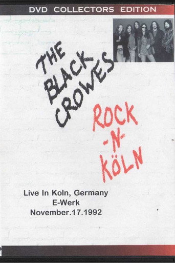 Movie poster for The Black Crowes - Rock n Köln