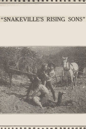 Movie poster for Snakeville's Rising Sons (1914)