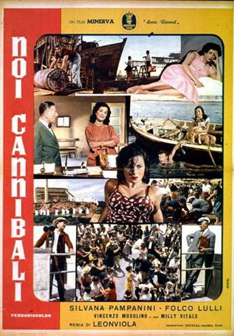 Movie poster for Noi cannibali (1953)