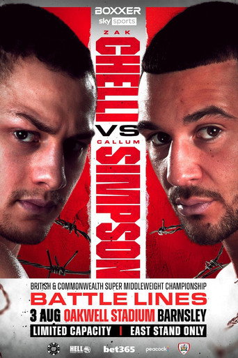 Movie poster for Zak Chelli vs. Callum Simpson (2024)