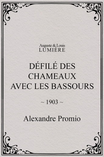 Défilé des chameaux avec les Bassours poster