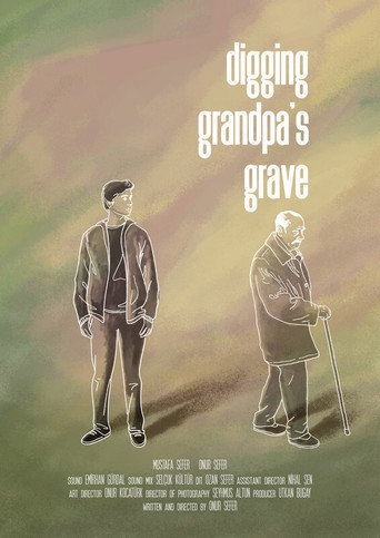 Movie poster for digging grandpa’s grave (2018)