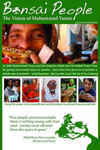 Movie poster for Bonsai People: The Vision of Muhammad Yunus (2010)