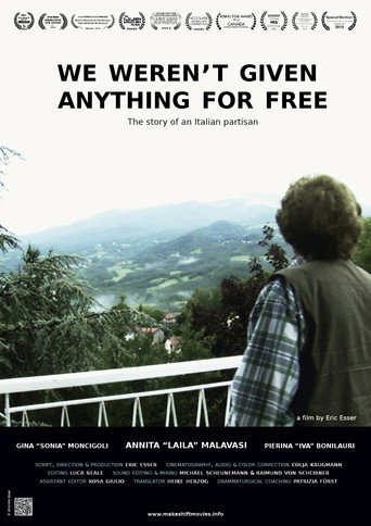 Movie poster for We Weren't Given Anything for Free (2014)