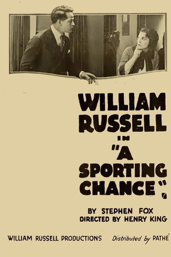 Movie poster for A Sporting Chance (1919)