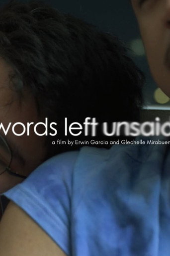 Movie poster for Words Left Unsaid