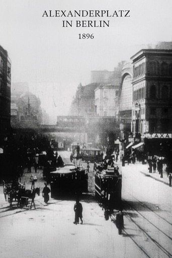 Movie poster for Alexanderplatz in Berlin (1896)