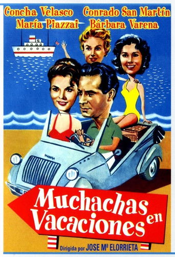 Muchachas en vacaciones poster