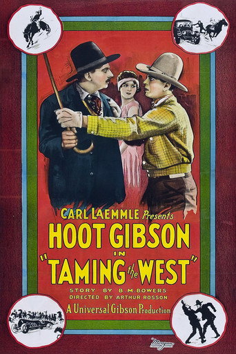 Movie poster for Taming the West (1925)
