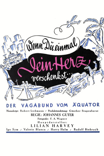 Movie poster for Wenn du einmal dein Herz verschenkst (1929)