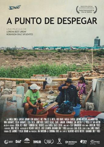 Movie poster for A punto de despegar (2015)