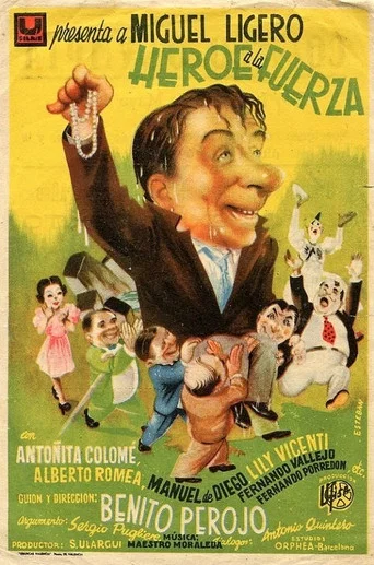 Movie poster for Héroe a la fuerza (1941)