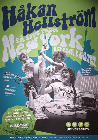 Movie poster for Håkan Hellström - New York 2016 (2024)