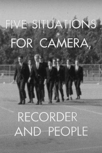 Movie poster for Five Situations for Camera, Recorder and People