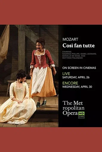 Movie poster for The Metropolitan Opera: Così Fan Tutte (2014)