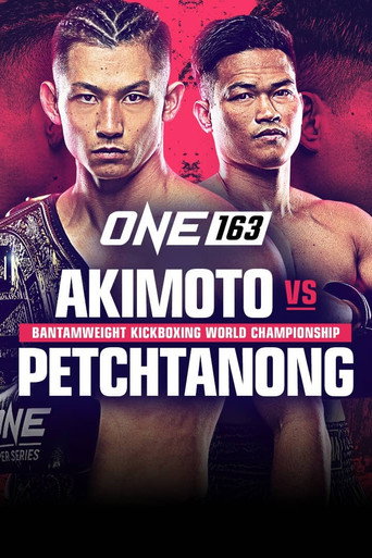 Movie poster for ONE 163: Akimoto vs. Petchtanong (2022)