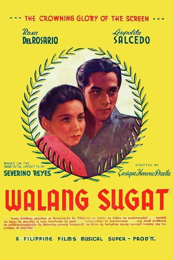 Movie poster for Walang Sugat (1939)