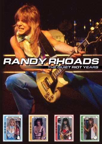 Movie poster for Randy Rhoads: The Quiet Riot Years (2012)