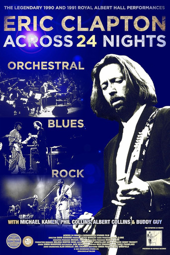 Movie poster for Eric Clapton: Across 24 Nights (2023)