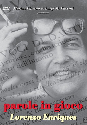 Movie poster for Parole in gioco. Lorenzo Enriques (2012)