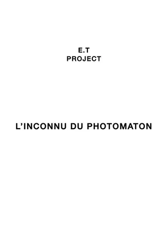 Movie poster for L'Inconnu du Photomaton