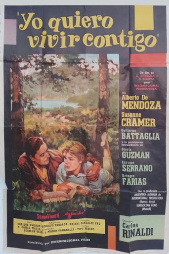 Movie poster for Yo quiero vivir contigo (1960)