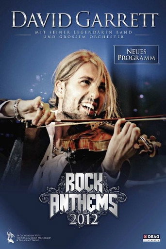 Movie poster for David Garrett - Rock Symphonies - Tourposter - Hannover 2012
