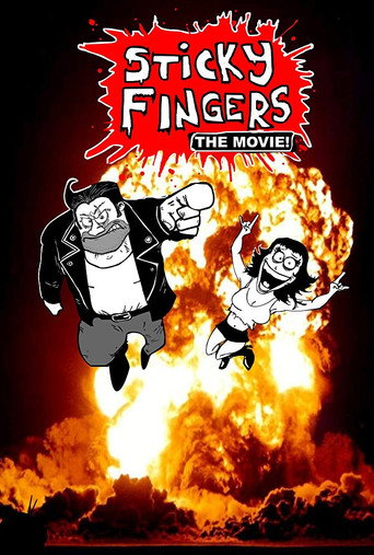Movie poster for Sticky Fingers: The Movie!