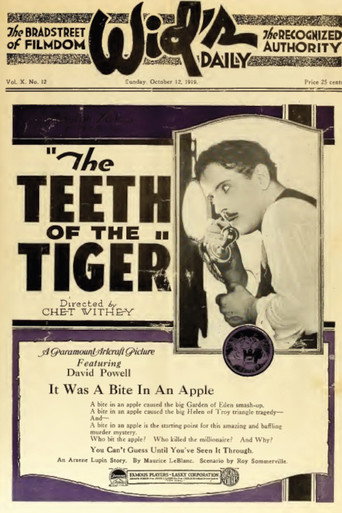 Movie poster for The Teeth of the Tiger (1919)