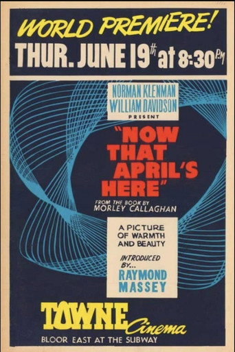 Movie poster for Now That April's Here (1958)