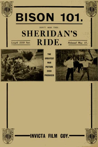 Movie poster for Sheridan's Ride (1913)