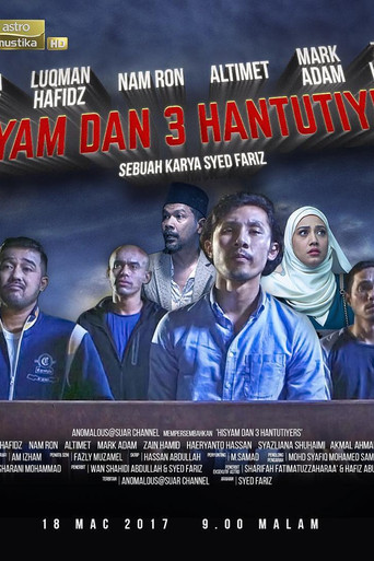 Movie poster for Hisyam dan 3 Hantutiyers (2017)