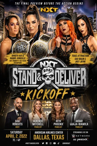 Movie poster for WWE NXT Stand & Deliver Kickoff (2022)