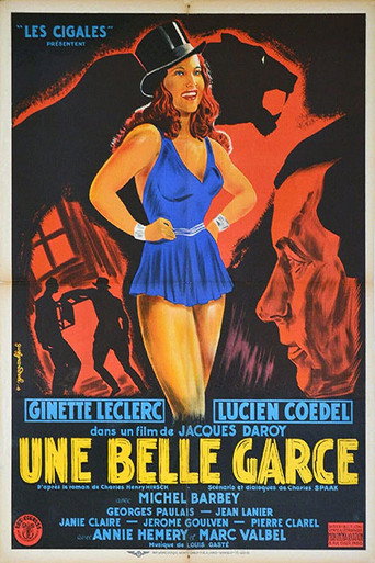 Movie poster for Une belle garce (1947)
