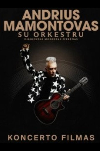 Movie poster for Andrius Mamontovas. Koncerto filmas (2023)