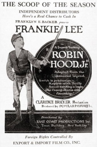 Movie poster for Robin Hood Jr (1923)