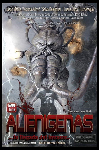 Movie poster for Alienígenas (2017)