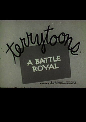 Movie poster for A Battle Royal (1936)