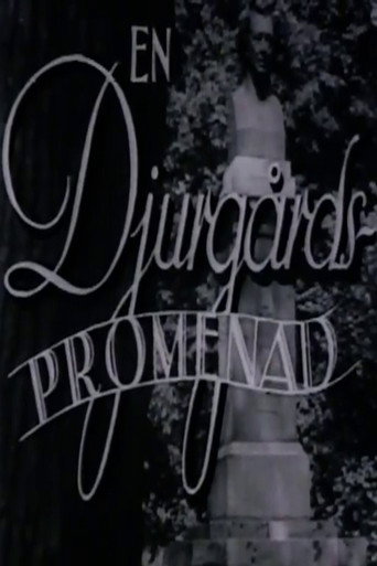 Movie poster for En Djurgårdspromenad (1939)