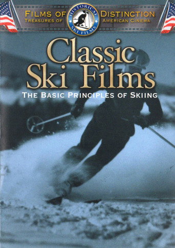 Movie poster for The Basic Principles of Skiing (1941)