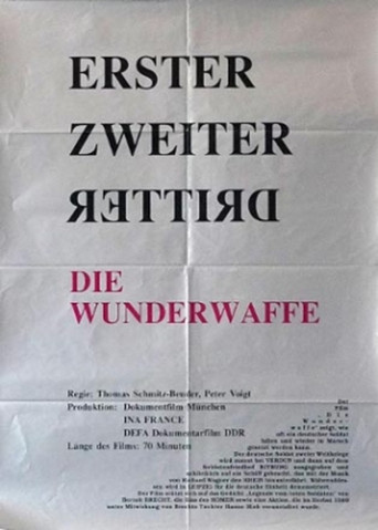 Movie poster for Die Wunderwaffe (1990)