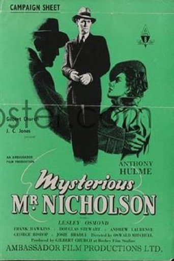 Movie poster for Mysterious Mr. Nicholson (1947)