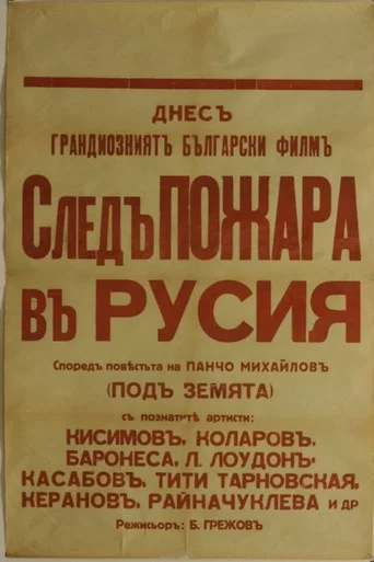 Movie poster for After the Fire in Russia (1929)