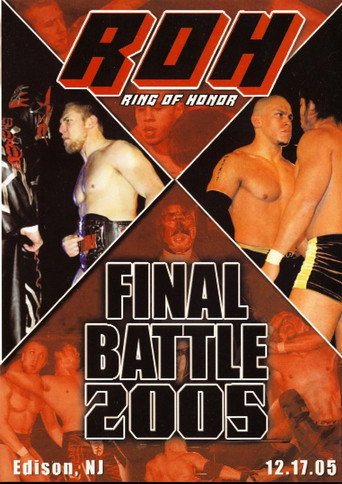 Movie poster for ROH Final Battle 2005 (2005)