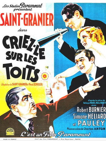 Movie poster for Shout It from the House Tops (1932)