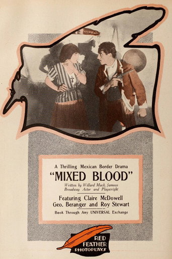Movie poster for Mixed Blood (1916)