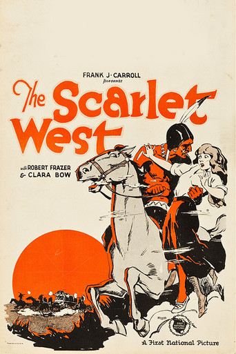 Movie poster for The Scarlet West (1925)