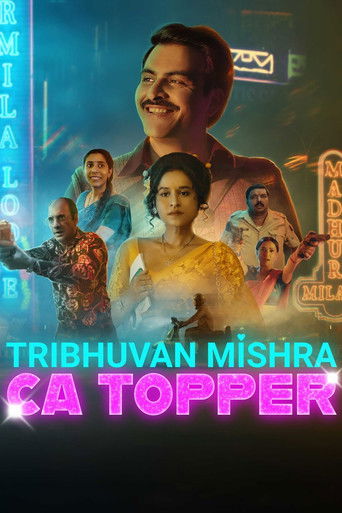 Tribhuvan Mishra CA Topper poster